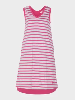 Stripe Tank Nightie -Pajama Shop 814938 multi maq t scaled