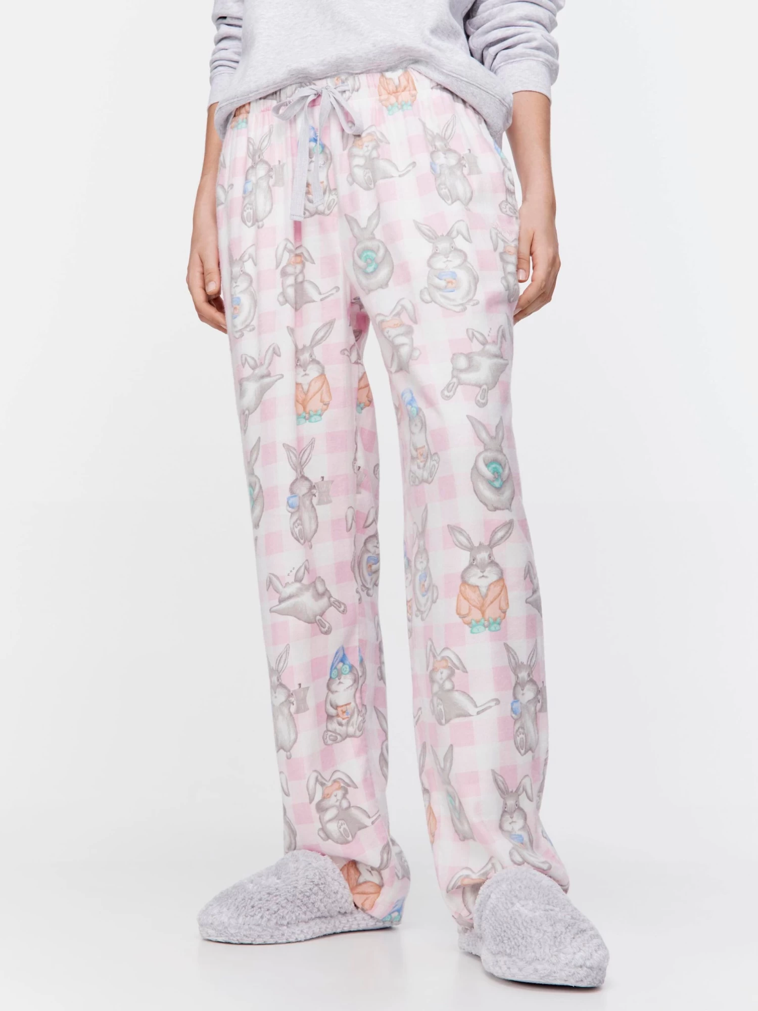 Sleepy Bunny Bamboo Flannelette Classic Pj Pant 3 Sleepy Bunny Bamboo Flannelette Classic Pj Pant - Image 3