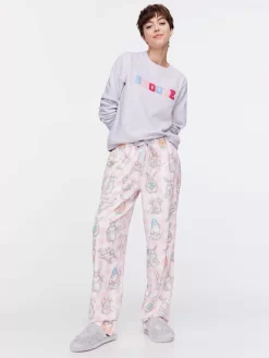 Sleepy Bunny Bamboo Flannelette Classic Pj Pant
