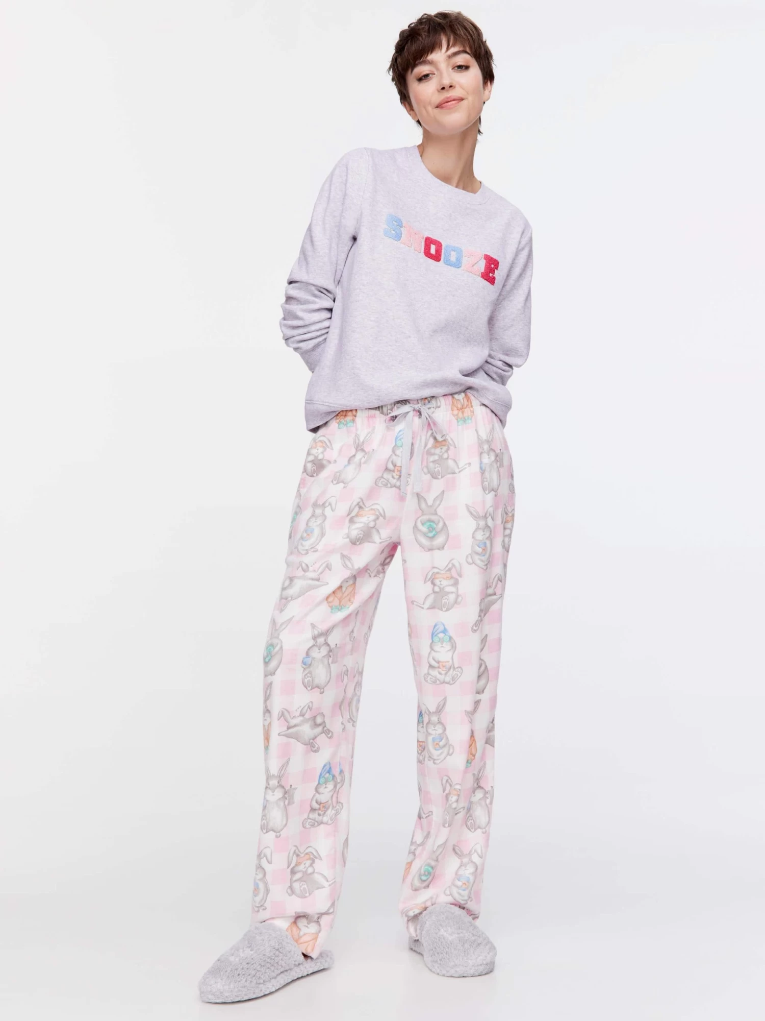 Sleepy Bunny Bamboo Flannelette Classic Pj Pant 1 Sleepy Bunny Bamboo Flannelette Classic Pj Pant