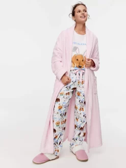 Dog Bunny Flannelette Classic Pj Pant