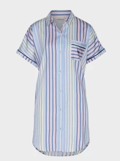 Multi Stripe Nightshirt -Pajama Shop 815350 multi maq t scaled