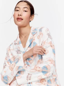 Peter Rabbit Bamboo Flannelette Long Sleeve Pj Set -Pajama Shop 815530 multi back3 t scaled