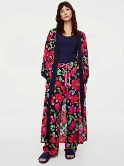 Glastonbury Kimono Gown -Pajama Shop 815742 multi back2 t scaled