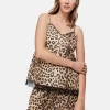 Leopard Satin Cami Top