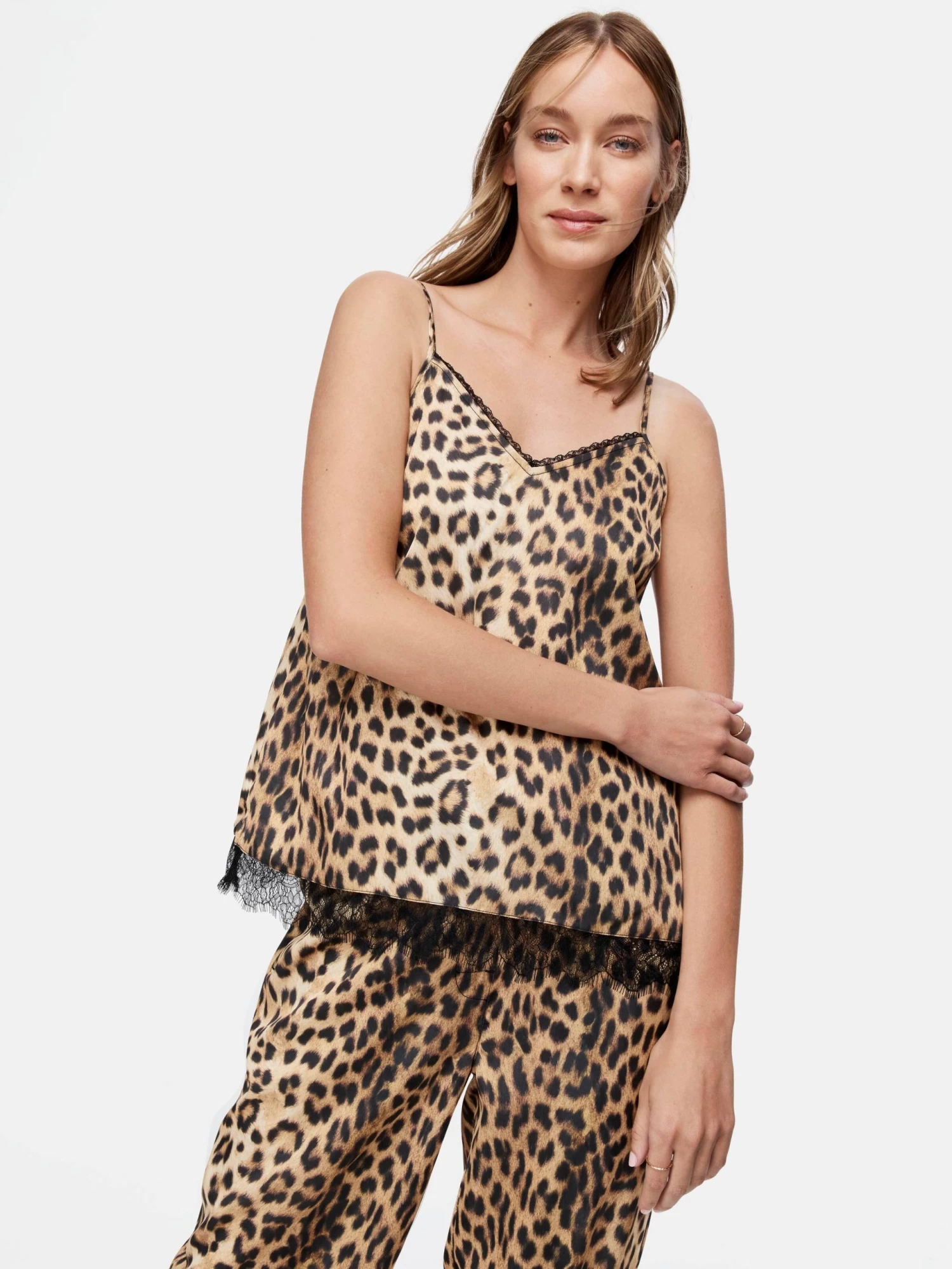 Leopard Satin Cami Top 1 Leopard Satin Cami Top