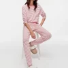 Fuzzy Stripe Pj Pant