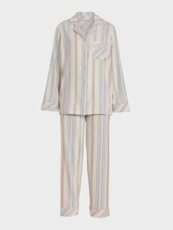 Stripe Flannelette Pj Set -Pajama Shop 815972 multi maq t scaled