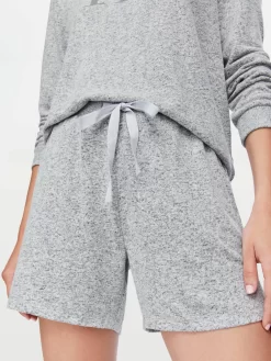 Grey Marle Fuzzy Short 6 Grey Marle Fuzzy Short -Pajama Shop 816183 greymarle back2 t scaled