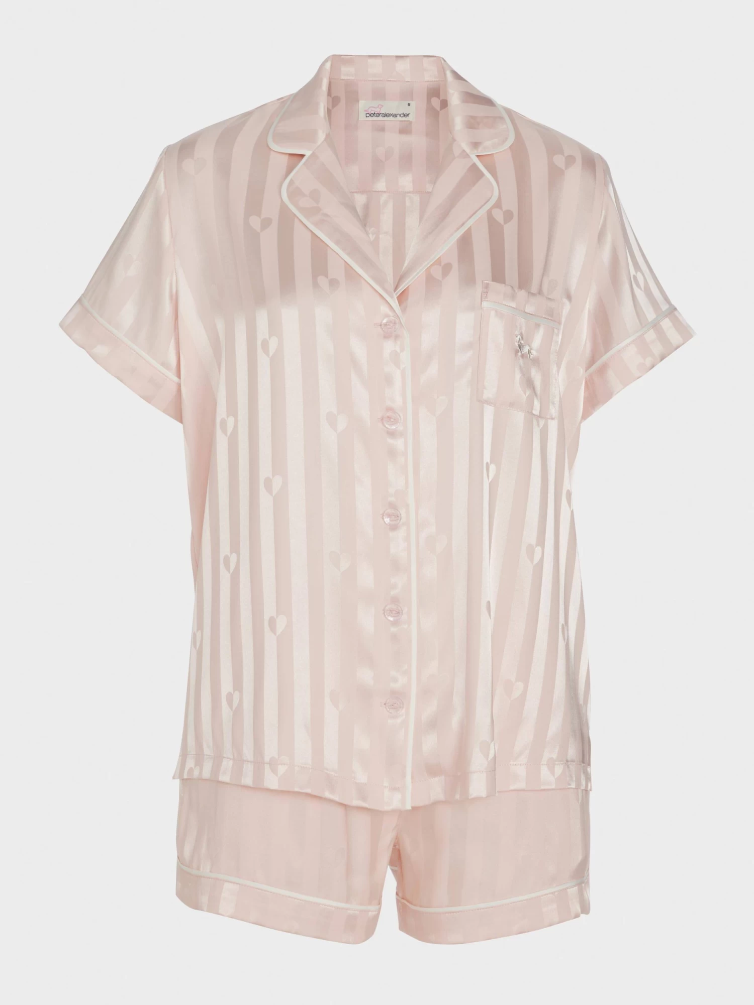 Heart Satin Pj Set 5 Heart Satin Pj Set - Image 5