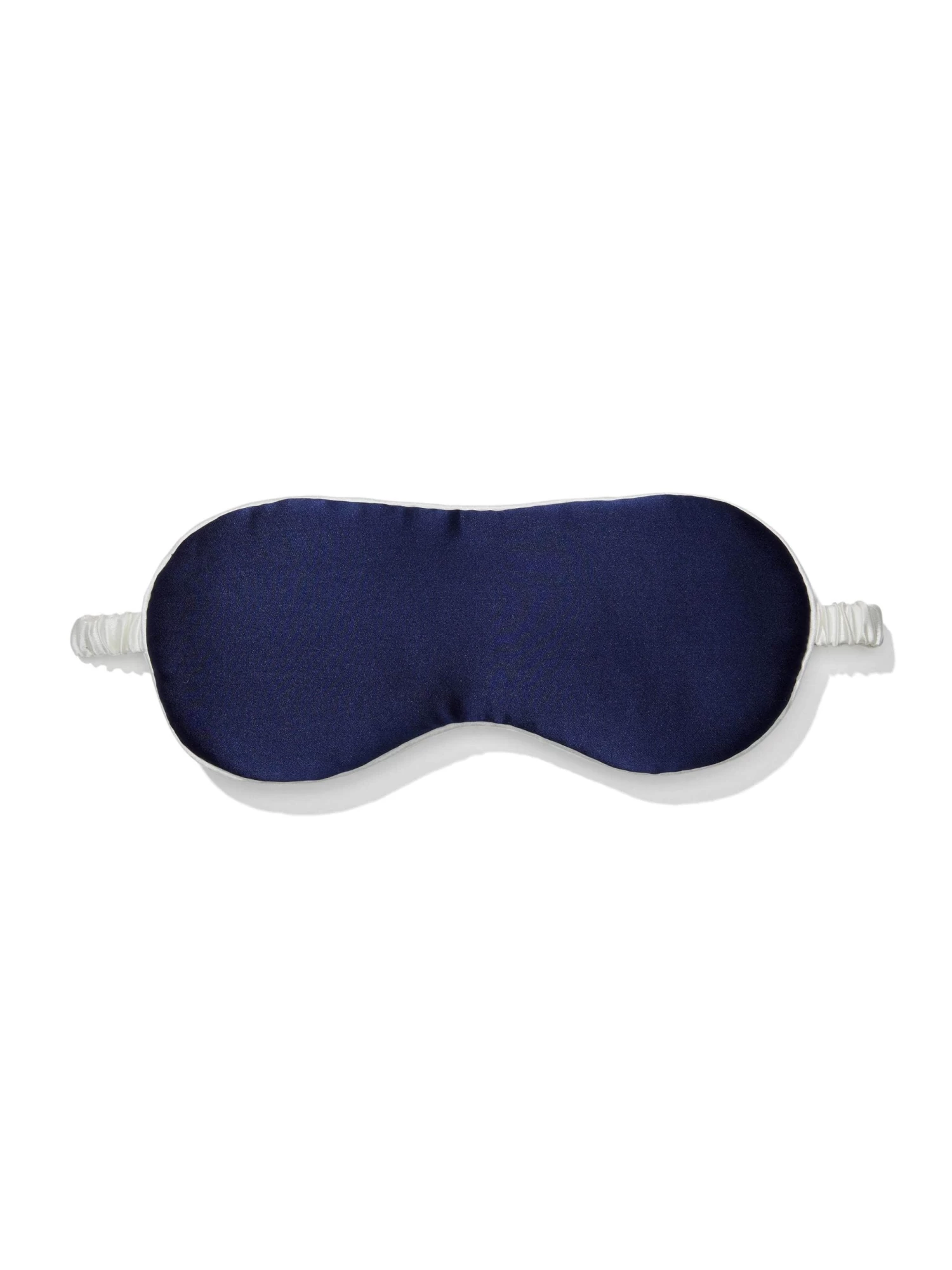 Navy Mulberry Silk Pj Set With Eye Mask 6 Navy Mulberry Silk Pj Set With Eye Mask - Image 6