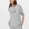 Grey Marle Fuzzy Sweater