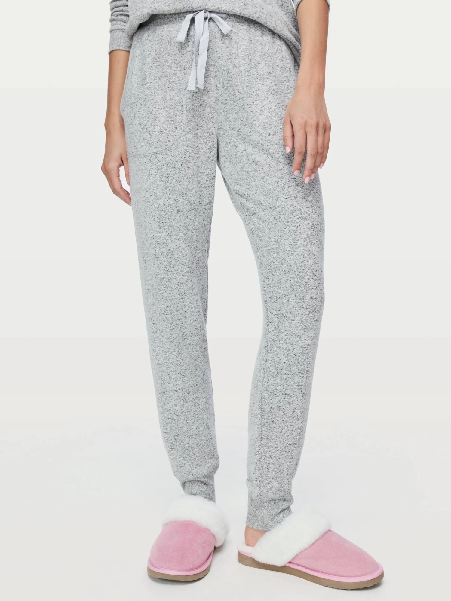 Grey Marle Fuzzy Easy Pj Pant 3 Grey Marle Fuzzy Easy Pj Pant - Image 3
