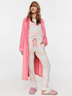 Peter Alexander Logo Gown -Pajama Shop 816996 pink back2 t scaled