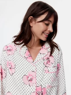 Poppy Spot Bamboo Flannelette Boxed Pj Set -Pajama Shop 817012 multi back2 t scaled