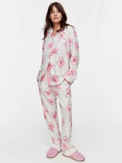 Poppy Spot Bamboo Flannelette Boxed Pj Set -Pajama Shop 817012 multi back3 t scaled