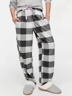 Grey Buffalo Check Flannelette Pj Pant -Pajama Shop 817209 multi back2 t scaled