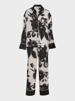 Dark Floral Pj Set -Pajama Shop 817210 multi maq t scaled