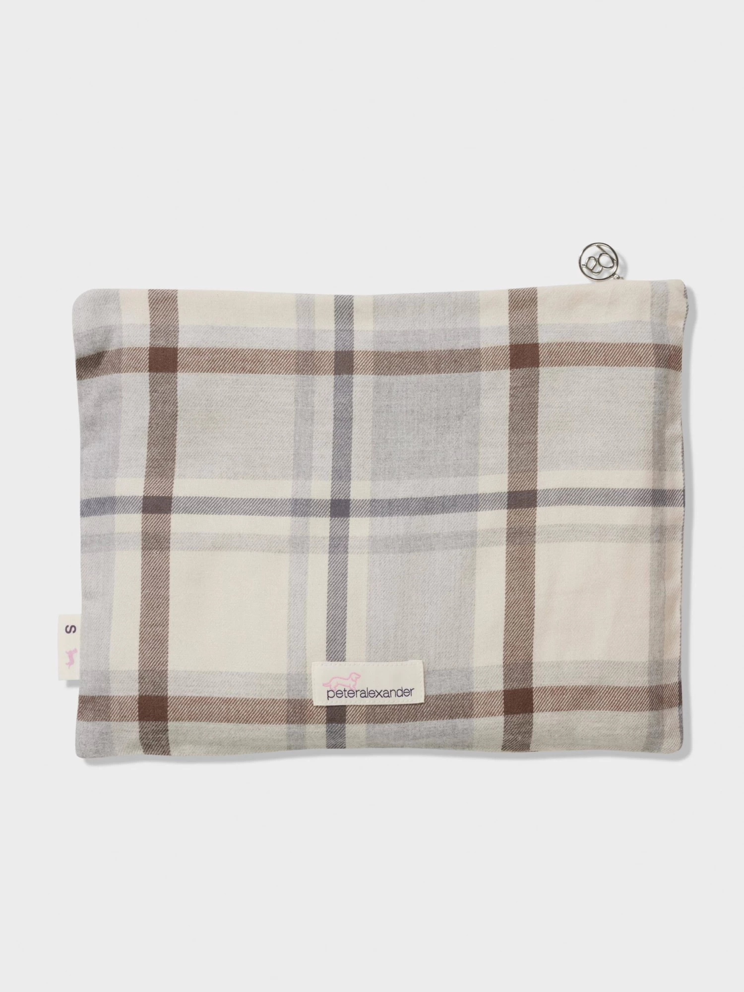 Grey Check Bamboo Flannelette Pj Set 6 Grey Check Bamboo Flannelette Pj Set - Image 6