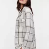 Grey Check Bamboo Flannelette Pj Set