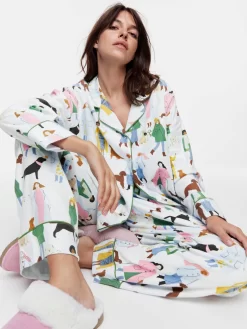 Dog Walker Bamboo Flannelette Pj Set