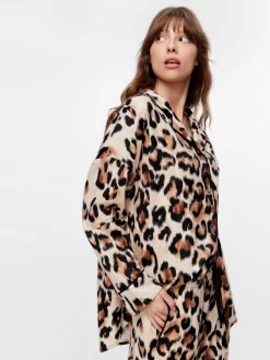 Leopard Bamboo Flannelette Pj Set 8 Leopard Bamboo Flannelette Pj Set -Pajama Shop 817218 multi back3 t scaled