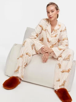 Penny Stripe Bamboo Flannelette Pj Set