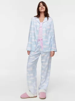 Cloud Bamboo Flannelette Pj Set