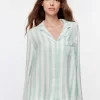 Mint Stripe Flannelette Shirt