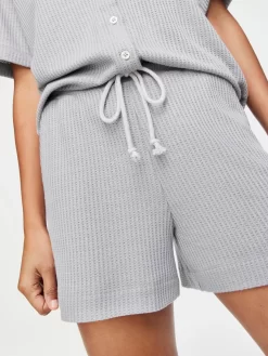 Charcoal Waffle Short