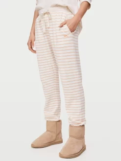 Organic Waffle Track Pj Pant -Pajama Shop 817249 multi back2 t scaled