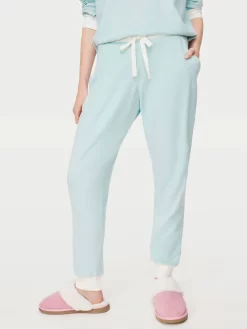 Organic Teal Track Pj Pant -Pajama Shop 817285 multi back2 t scaled