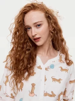 Organic Penny Long Sleeve Pj Set -Pajama Shop 817306 multi back3 t scaled