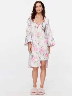 Pretty Floral Gown -Pajama Shop 817606 multi back3 t scaled