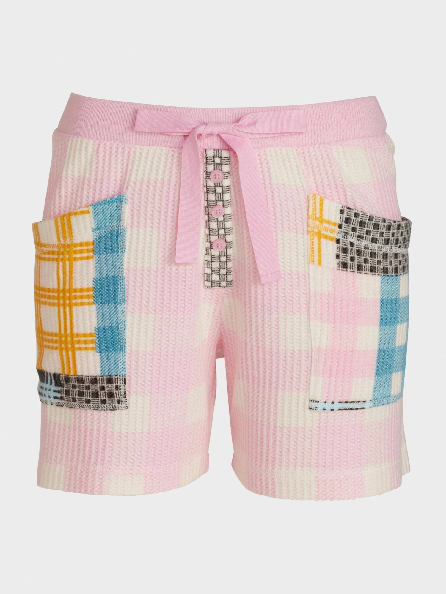 Patchwork Waffle Short 4 Patchwork Waffle Short - Image 4