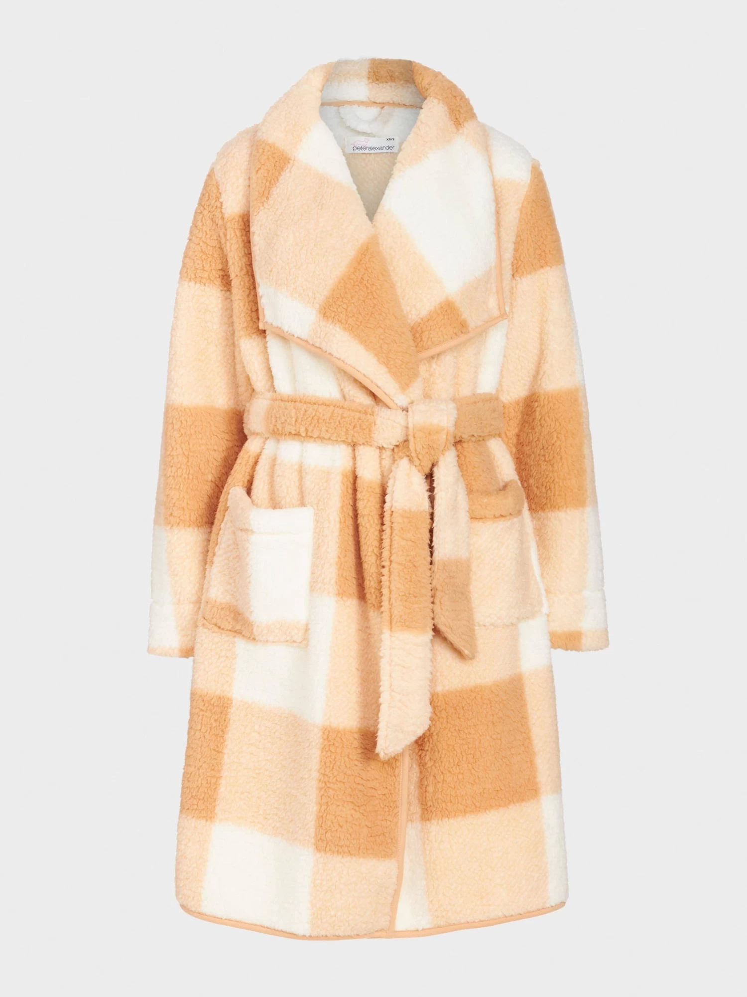 Caramel Buffalo Check Gown 5 Caramel Buffalo Check Gown - Image 5