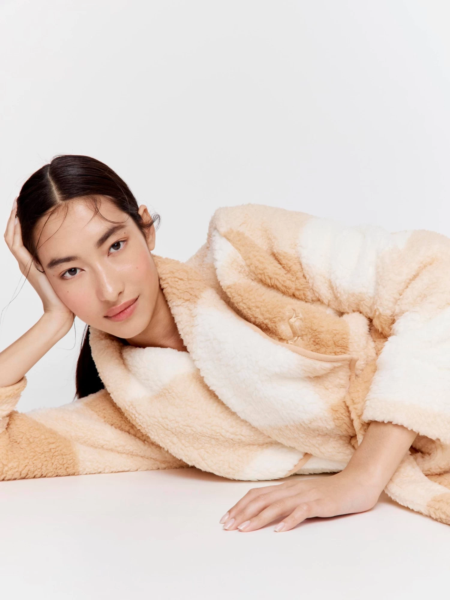 Caramel Buffalo Check Gown 1 Caramel Buffalo Check Gown