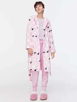 Pink Penny Spot Gown 7 Pink Penny Spot Gown -Pajama Shop 818081 multi back2 t scaled