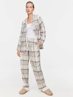 Grey Check Classic Pj Set 7 Grey Check Classic Pj Set -Pajama Shop 818611 multi back2 t scaled