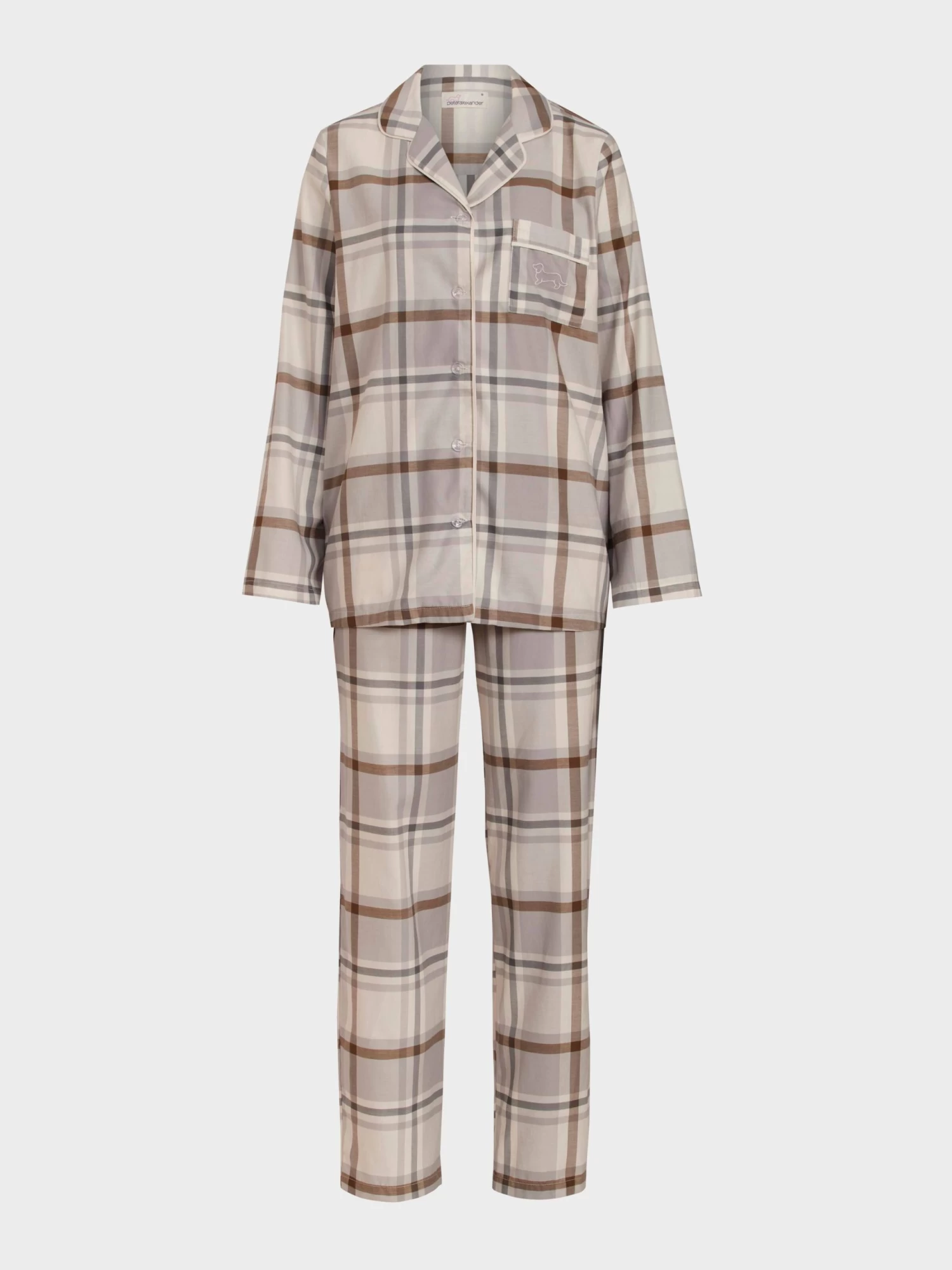 Grey Check Classic Pj Set 5 Grey Check Classic Pj Set - Image 5