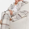 Grey Check Classic Pj Set