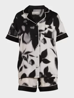 Dark Floral Shortie Pj Set -Pajama Shop 818612 multi maq t scaled