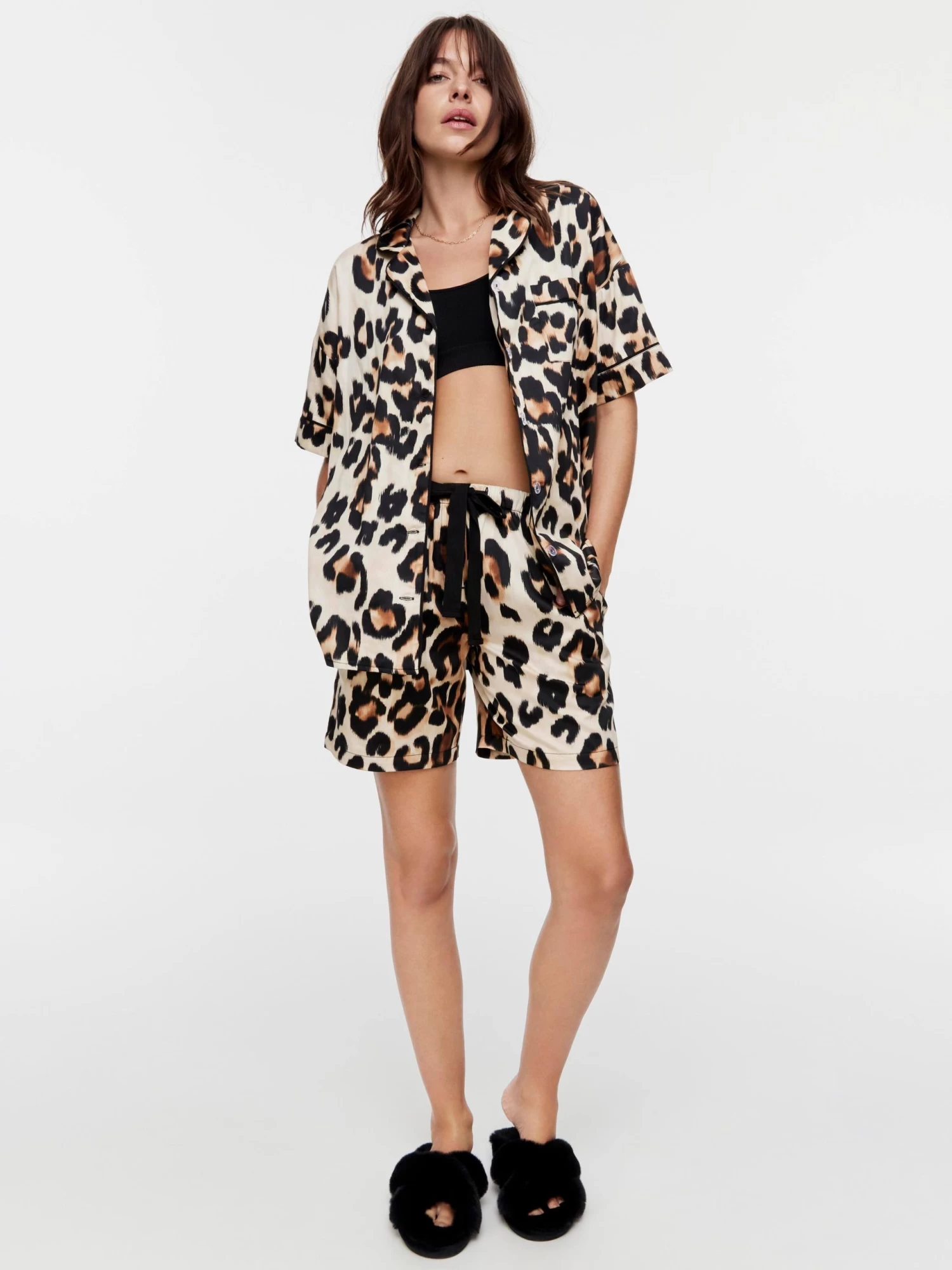 Leopard Shortie Pj Set 3 Leopard Shortie Pj Set - Image 3