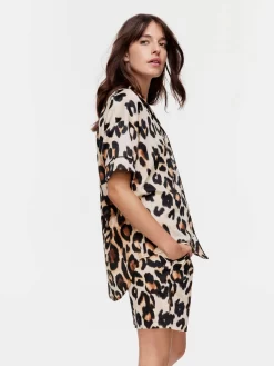 Leopard Shortie Pj Set 9 Leopard Shortie Pj Set -Pajama Shop 818614 multi back3 t scaled