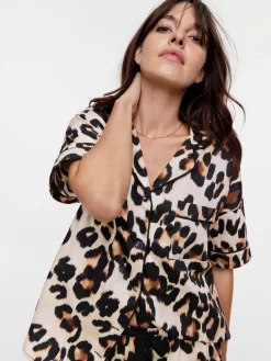 Leopard Shortie Pj Set 7 Leopard Shortie Pj Set -Pajama Shop 818614 multi back t scaled