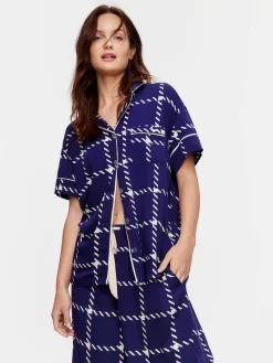 Printed Check Pj Set