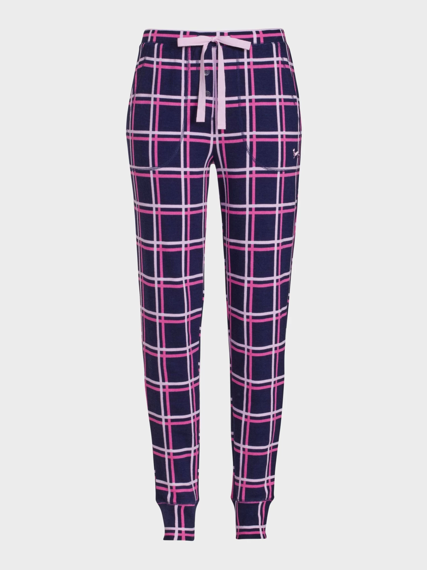 Windowpane Waffle Pj Pant 4 Windowpane Waffle Pj Pant - Image 4