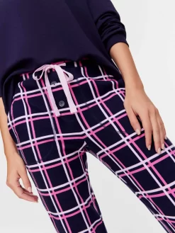 Windowpane Waffle Pj Pant