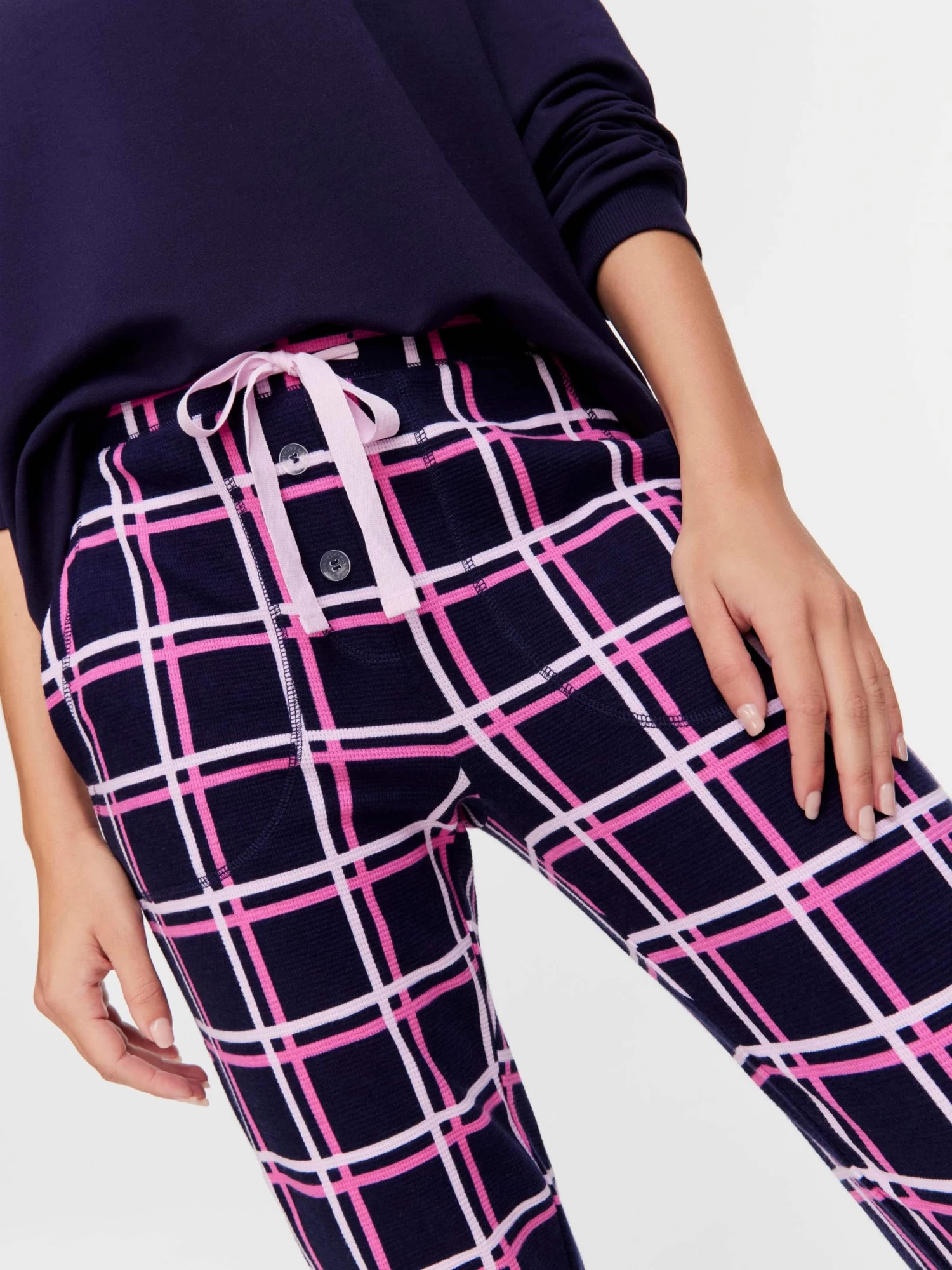 Windowpane Waffle Pj Pant 1 Windowpane Waffle Pj Pant