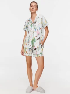 Dog Walker Shortie Pj Set -Pajama Shop 819311 multi back2 t scaled